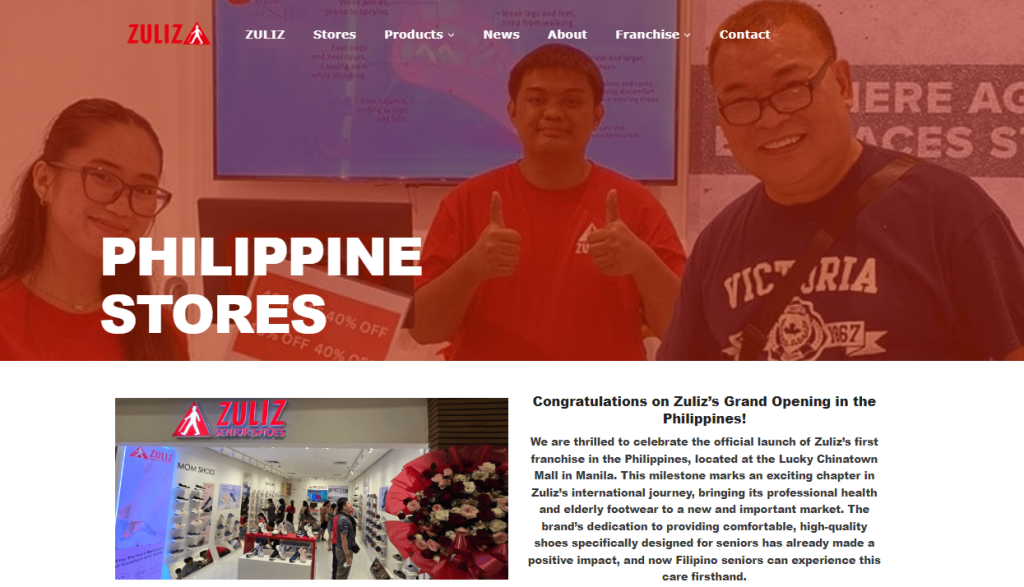 shoe store franchise